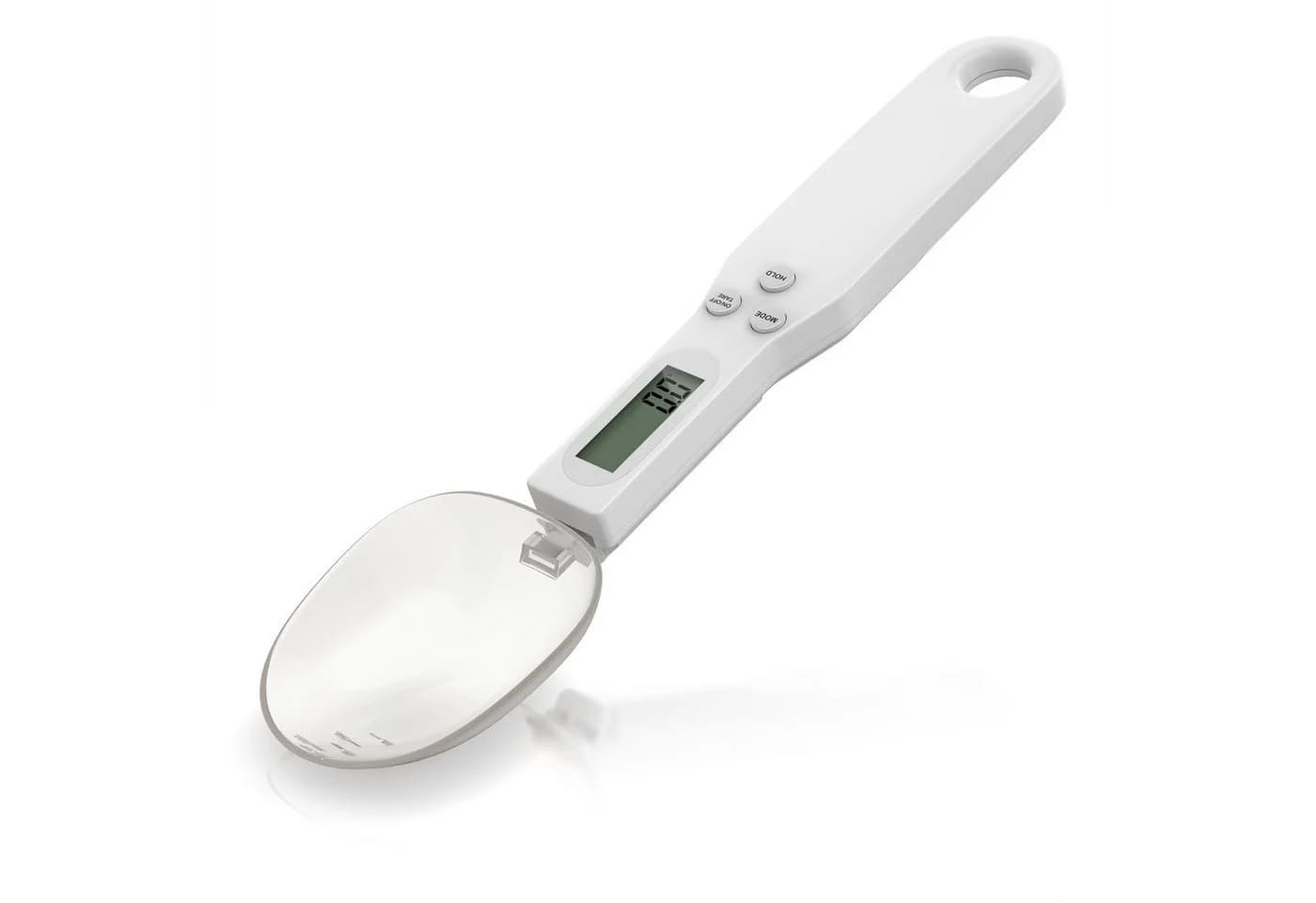 Arendo Digitale Löffelwaage 500g 0,1g Auflösung Weiß - Bild 2