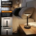 Brandson LED Tischleuchte Schwarz Kabellos Dimmbar mit Akku Bild 4