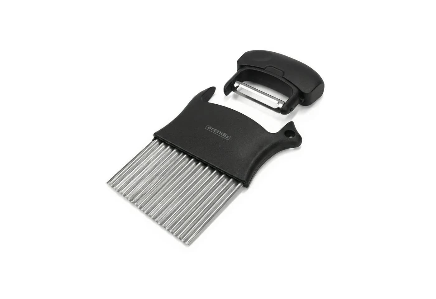 Arendo Wellenschneider mit Schäler Edelstahl 2in1 - Bild 2
