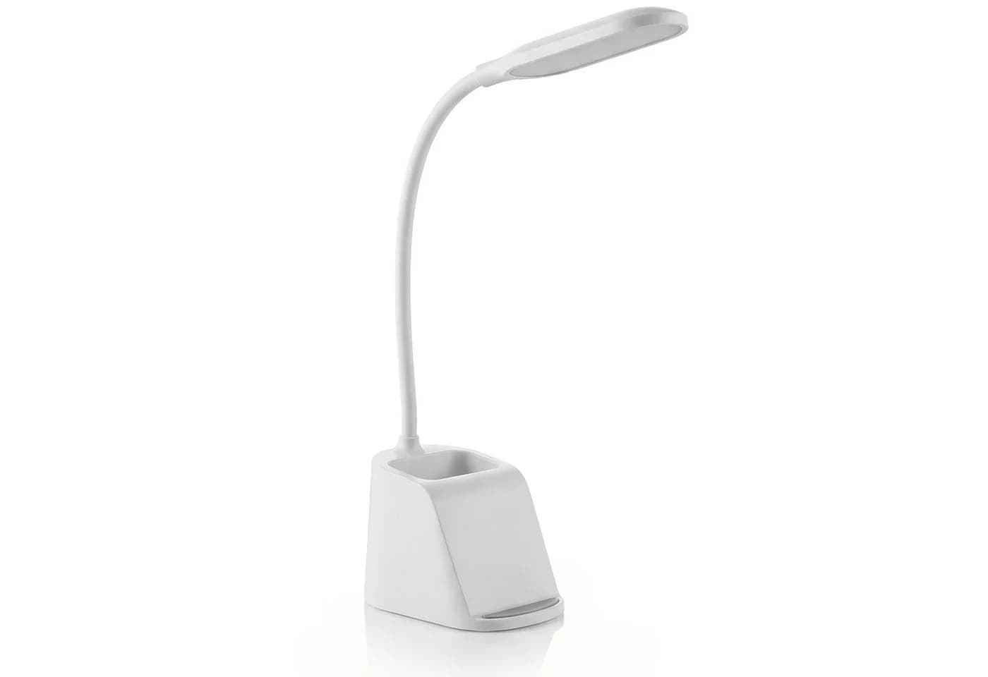 BEARWARE Schreibtischlampe LED Dimmbar mit Wireless Charger, 15W, Touch, 3 Lichtmodi, Stifthalter - Bild 2