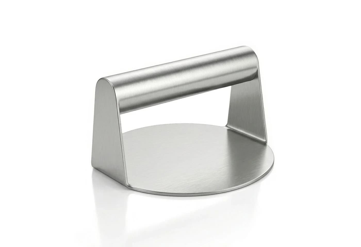 Arendo Edelstahl Burgerpresse 14 cm für Smash Burger - Bild 2