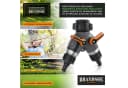 Brandson 2-Wege Wasserverteiler 2-fach Y-Verteiler 3/4 Zoll Schwarz/Orange Bild 5