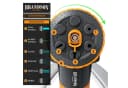 Brandson Rasensprinkler Grau/Orange/Schwarz 6 Sprühmuster Bild 5