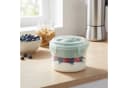Arendo Snackbecher 500ml mit Besteck & Trenneinsatz Bild 1