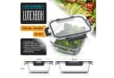Arendo Frischhaltedose 5er Set Glas Lunchboxen transparent Bild 1