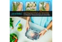Arendo Frischhaltedose 5er Set Glas Lunchboxen transparent Bild 4