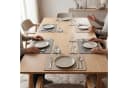 Arendo Platzset 6er Set Premium Tischset doppelseitig Grau Beige Bild 1