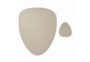Arendo Platzset 6er Set Premium Grau Beige Kunstleder Bild 1