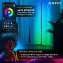 BEARWARE LED Stehlampe Smart Ecklampe Schwarz RGB Bild 4
