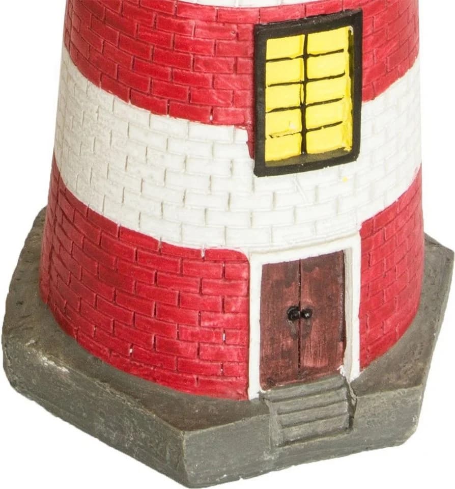 Lemodo Solar-Leuchtturm Dekofigur mit rotierender Beleuchtung - Bild 5