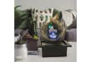 Lemodo Zimmerbrunnen mit LED-Beleuchtung und drehender Glaskugel Bild 4