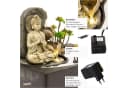 Lemodo Zimmerbrunnen mit Zen-Garten, LED-Beleuchtung & Pumpe Grau Bild 1
