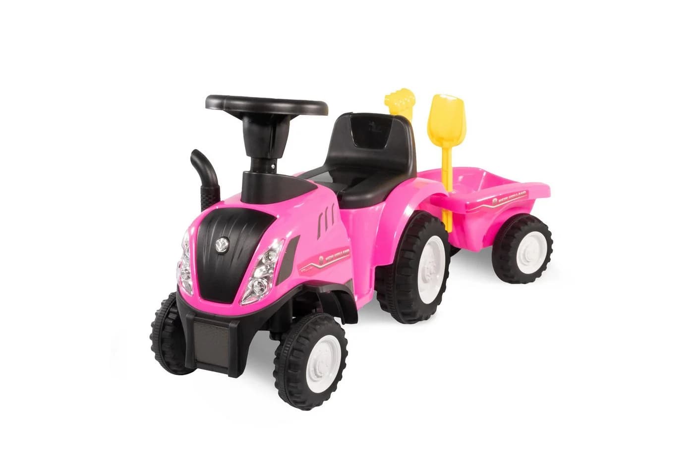 Lemodo Rutscherauto Traktor mit Anhänger und Zubehör für Kinder - Bild 2