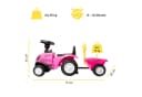 Lemodo Rutscherauto Traktor mit Anhänger und Zubehör für Kinder Bild 3