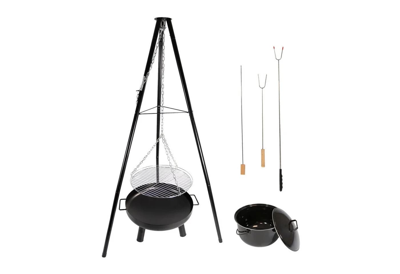 Lemodo Schwenkgrill mit Feuerschale & Zubehör - Bild 2