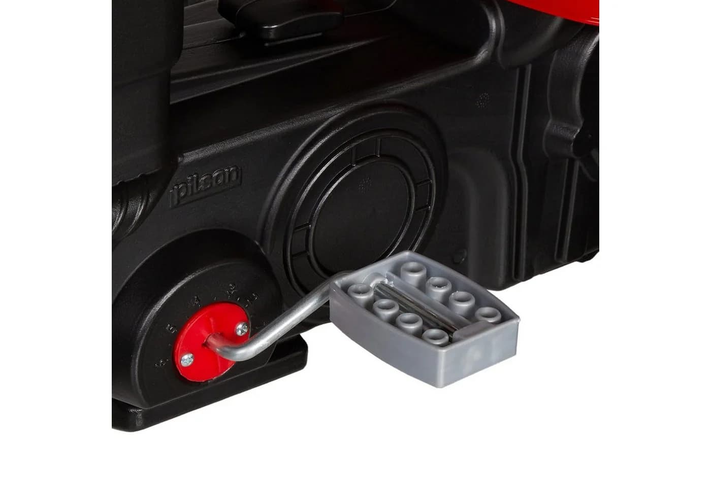 Lemodo Trettraktor Kinder Traktor mit Kettenantrieb Grün/Schwarz - Bild 4