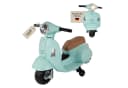Lemodo Elektro-Kinderroller VESPA mit Stützrädern - Grün/Rot/Weiß Bild 2