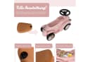 Lemodo Rutschauto Retrodesign Weiß/Rosa mit Stauraum Bild 4