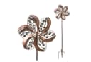 Lemodo Windrad „Blossom“ Metall Grau/Silber 213 cm Bild 2