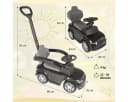 Lemodo Rutscherauto Land Rover mit Soundlenkrad Bild 1