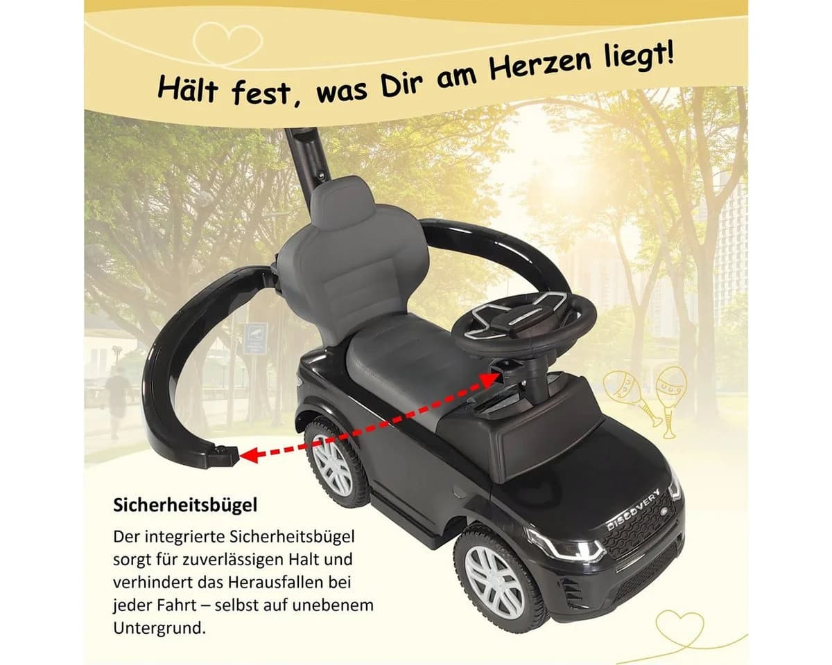 Lemodo Rutscherauto Land Rover mit Soundlenkrad - Bild 5