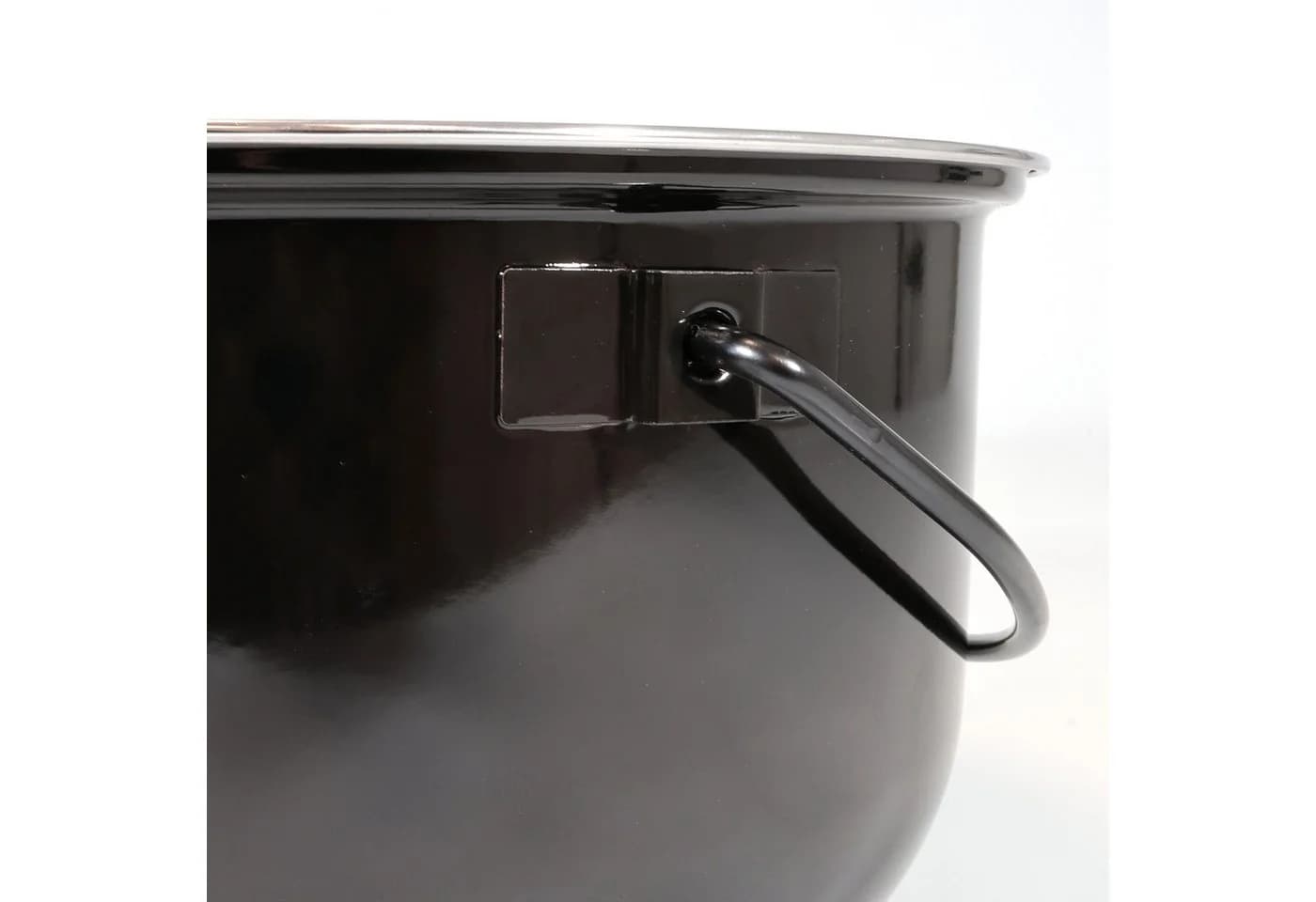 Lemodo Schwenkgrill Gulaschkessel 14 Liter emailliert rot/schwarz - Bild 3