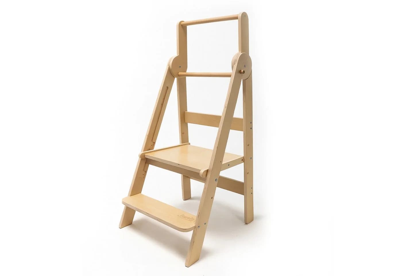 Lernturm aus Birkenholz im Montessori-Stil - Bild 3