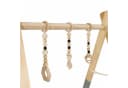 Lemodo Spielbogen Baby aus Kiefernholz natur, klappbar mit Anhängern Bild 4