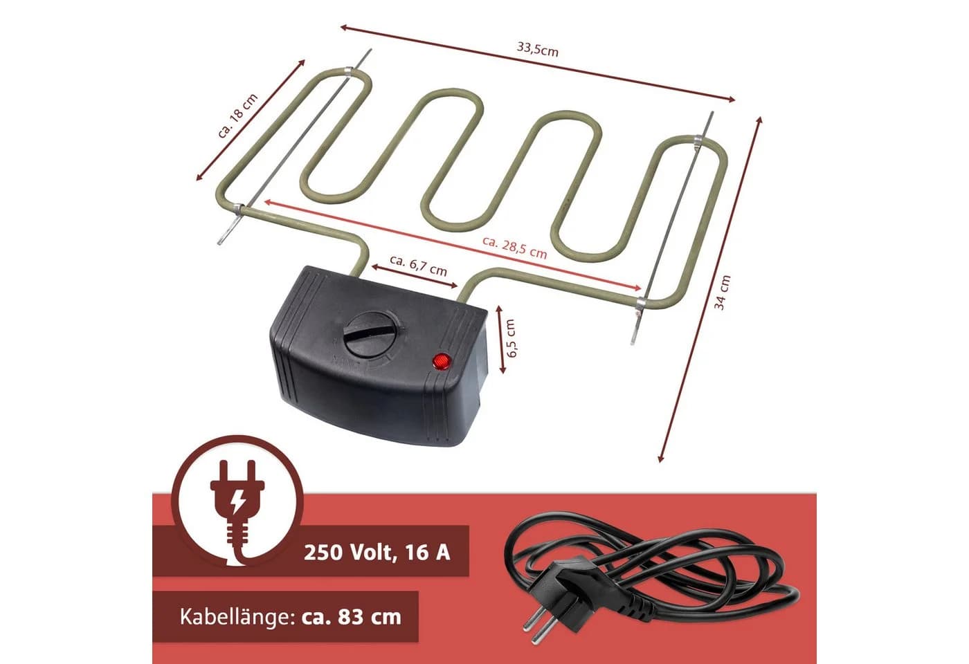 Lemodo Räucherofen Edelstahl 80cm mit Zubehör - Bild 4