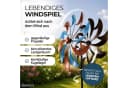 Lemodo Windrad Garten Swirl Blade Metall Antik-Look Bild 3