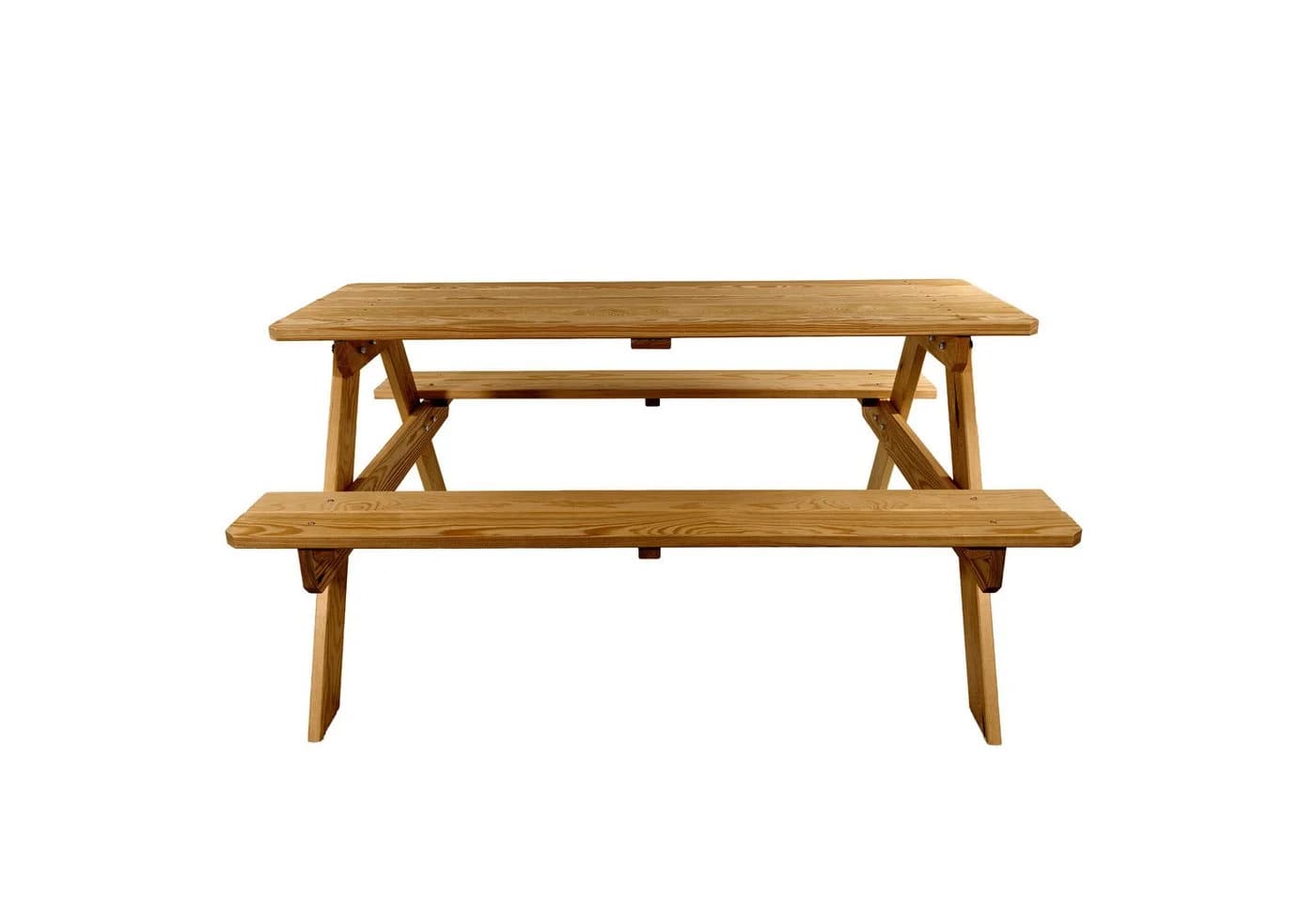 Lemodo Kinderpicknicktisch aus Holz Kiefer, Garten-Sitzgruppe - Bild 4
