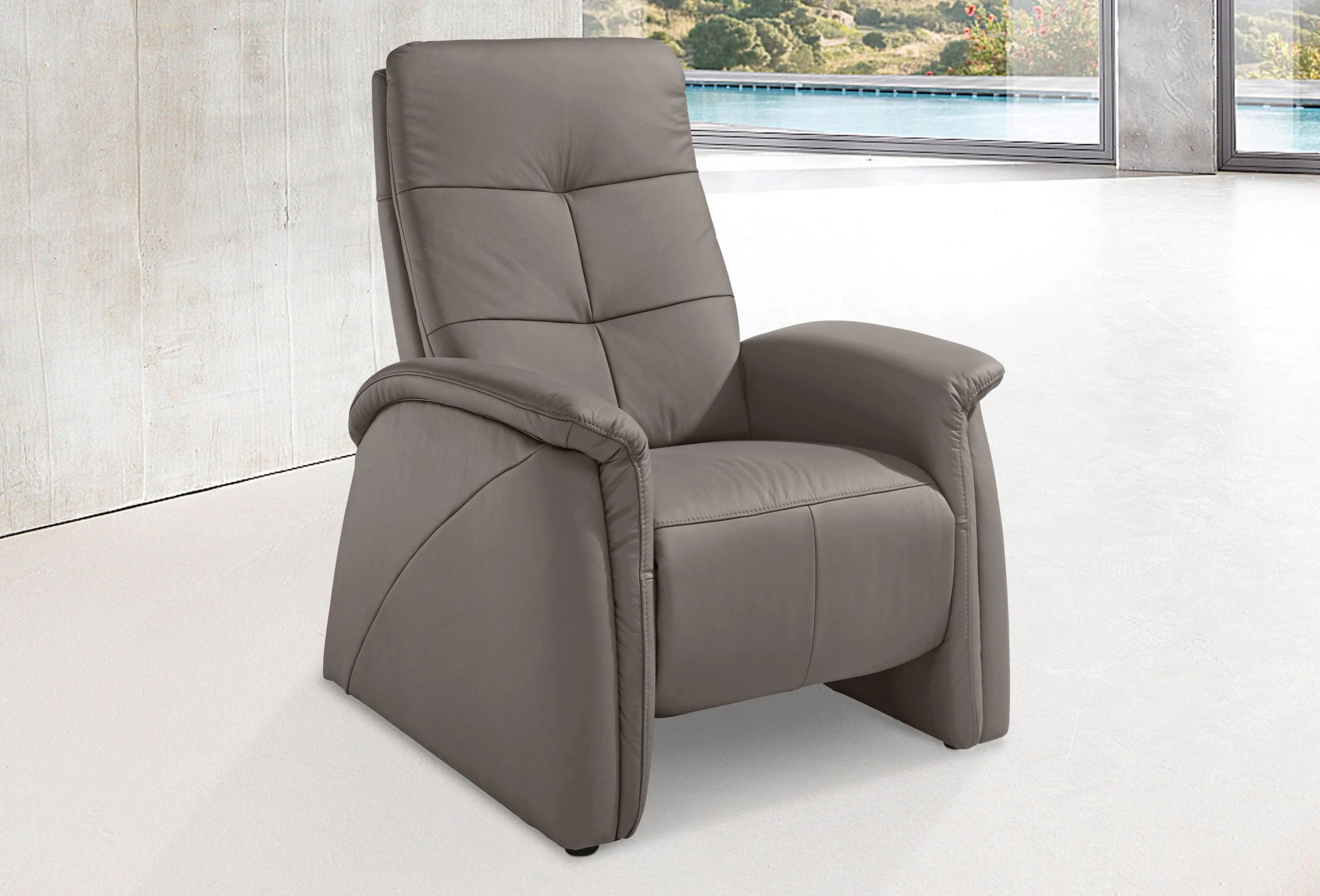 EXXPO Sessel Tivoli Relaxsessel Grau mit Relaxfunktion