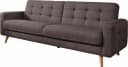 exxpo - sofa fashion 3-Sitzer Schlafsofa Nappa Braun Bild 3