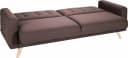 exxpo - sofa fashion 3-Sitzer Schlafsofa Nappa Braun Bild 5