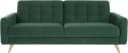 exxpo Sofa 3-Sitzer mit Schlafunktion und Bettkasten Braun Samtvelours Bild 1