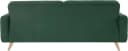 exxpo Sofa 3-Sitzer mit Schlafunktion und Bettkasten Braun Samtvelours Bild 4