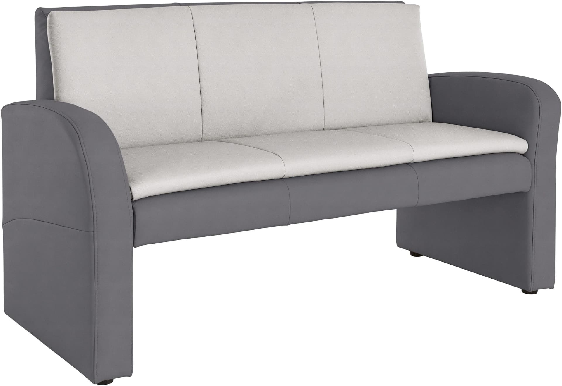 EXXPO Polsterbank Cortado Grau Luxus-Microfaser