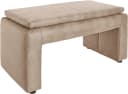 EXXPO Polsterhocker SOFA FASHION Beige Luxus-Microfaser Bild 2