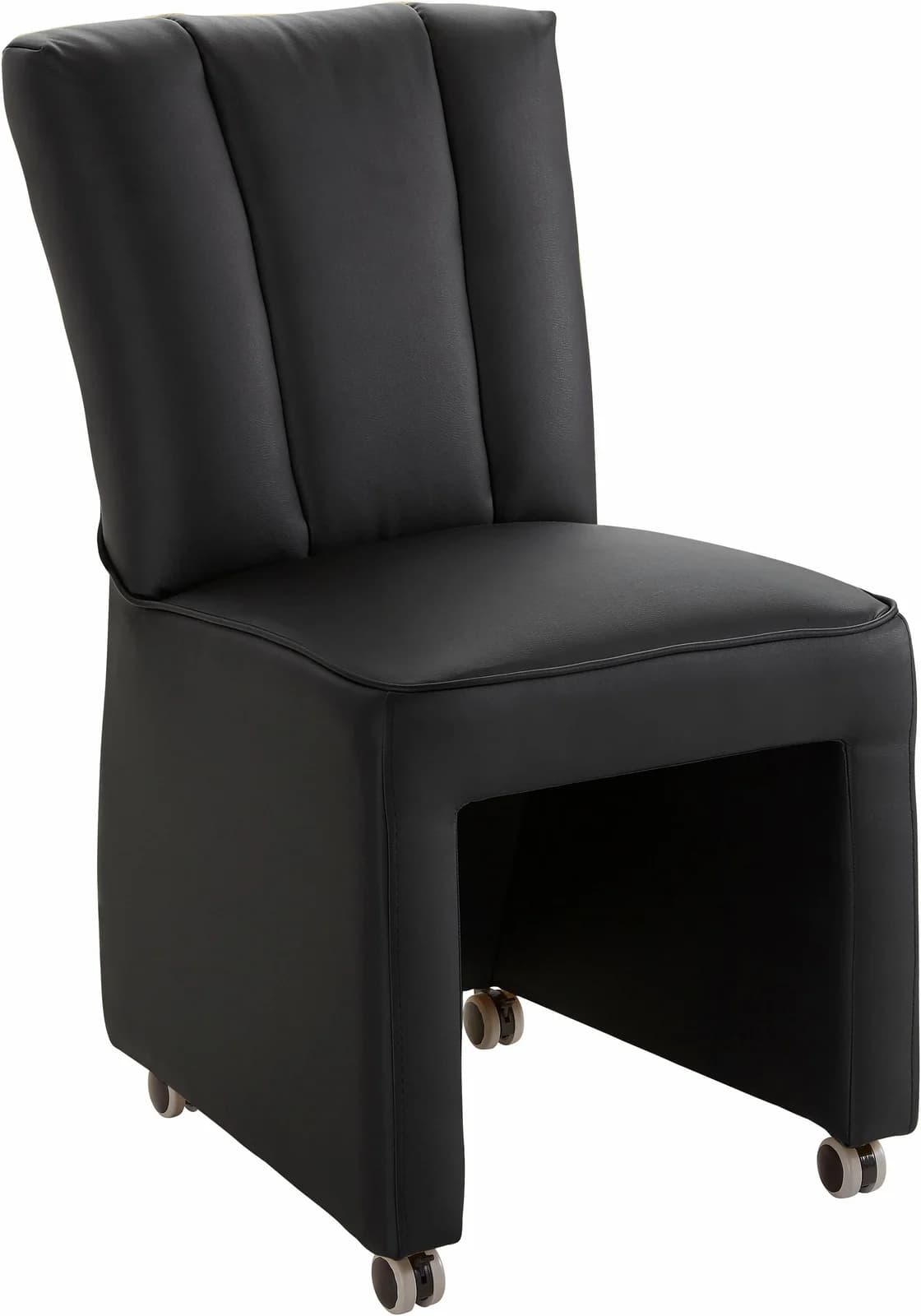 EXXPO Sessel Costa Schwarz Kunstleder Montiert