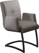 EXXPO Freischwinger SOFA FASHION Affogato Kunstleder Braun Bild 1