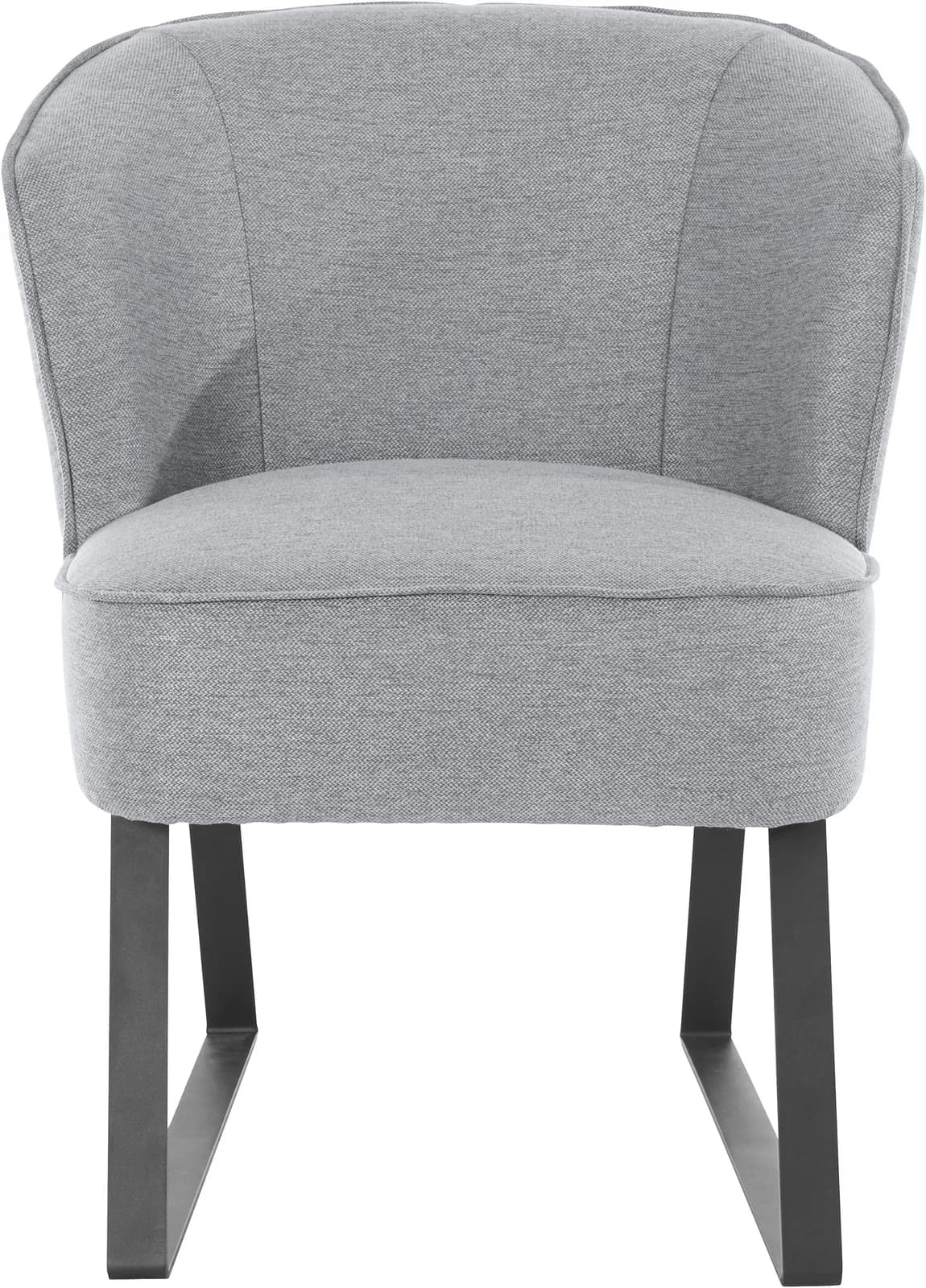 EXXPO Loungesessel Americano Silber Metallfüße