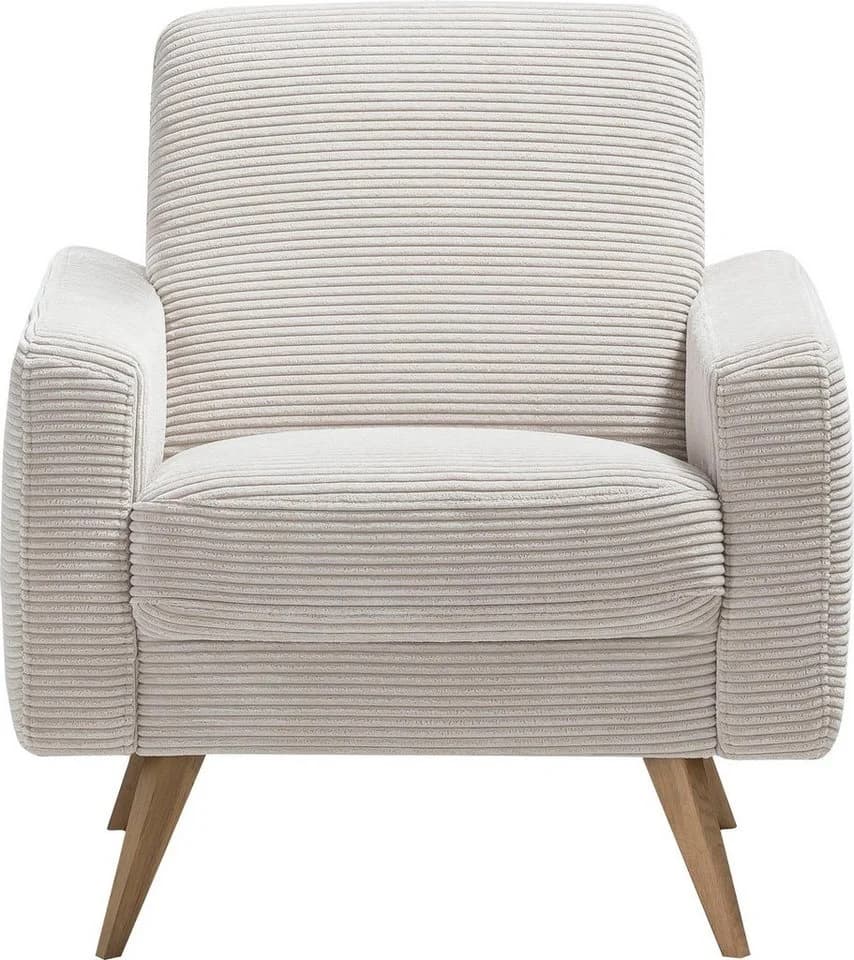 EXXPO Samso Loungesessel Beige Cord - Bild 2