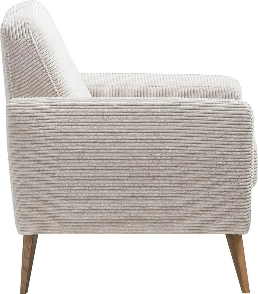 EXXPO Samso Loungesessel Beige Cord - Bild 4