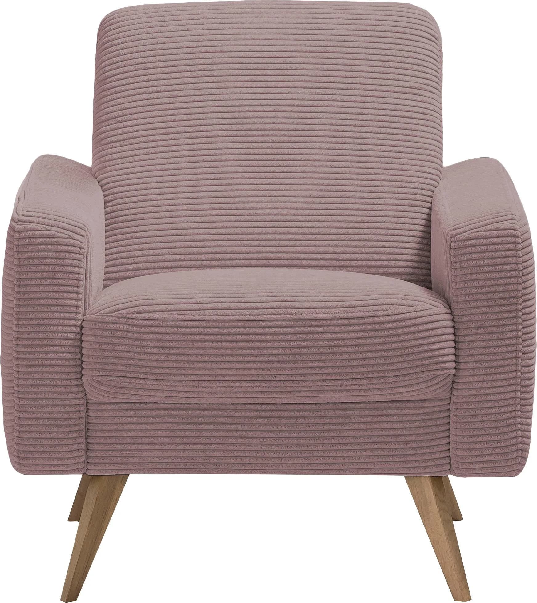 EXXPO Loungesessel Samso Cord Old Rose