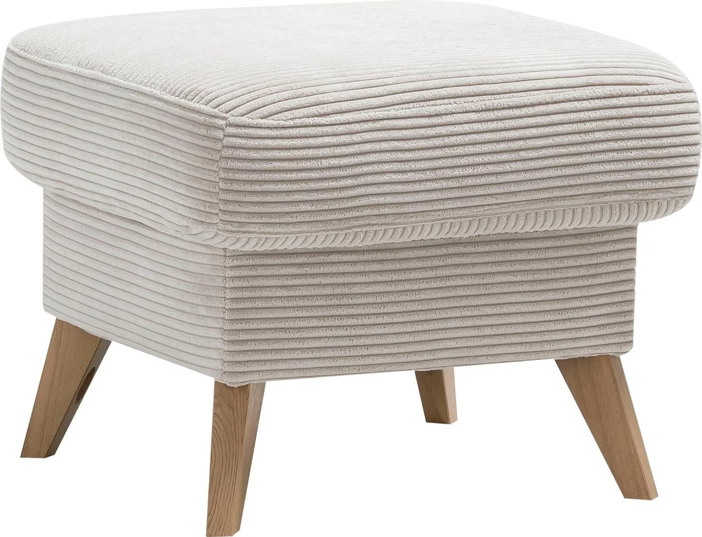 Hocker EXXPO SOFA FASHION Samso Beige Cord Modern - Bild 2