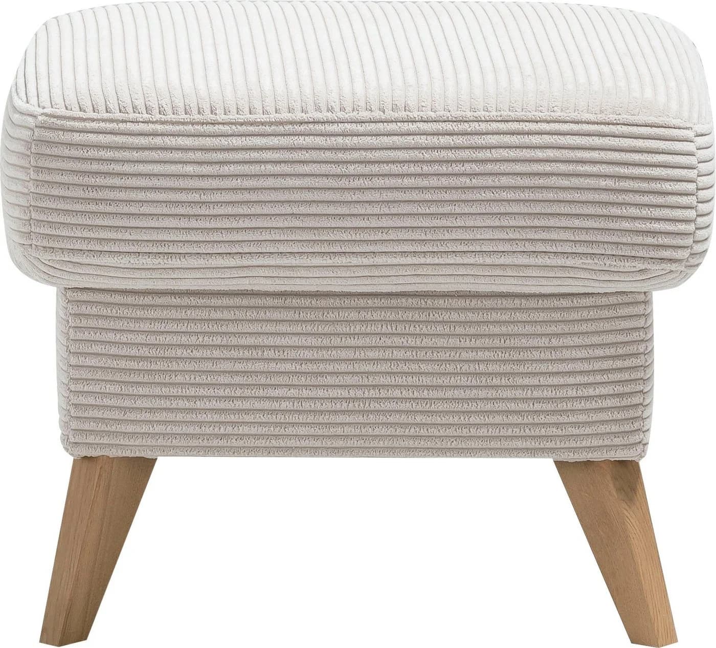 Hocker EXXPO SOFA FASHION Samso Beige Cord Modern - Bild 3