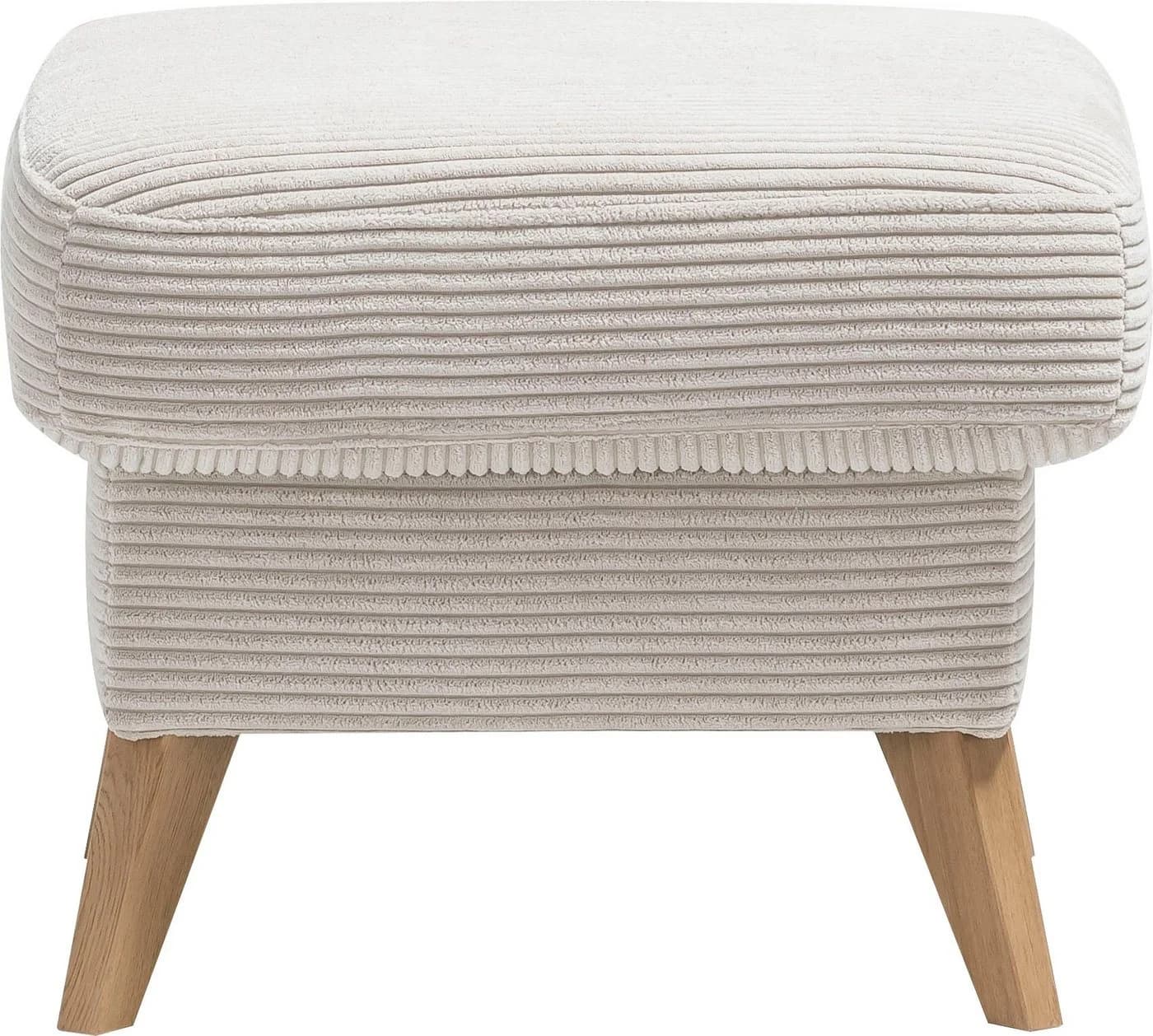 Hocker EXXPO SOFA FASHION Samso Beige Cord Modern - Bild 4