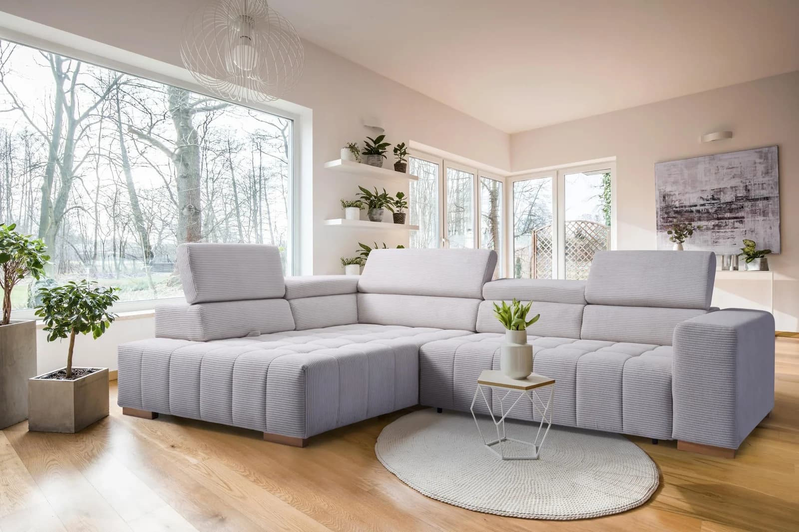 Ecksofa EXXPO Elianos Beige L-Form