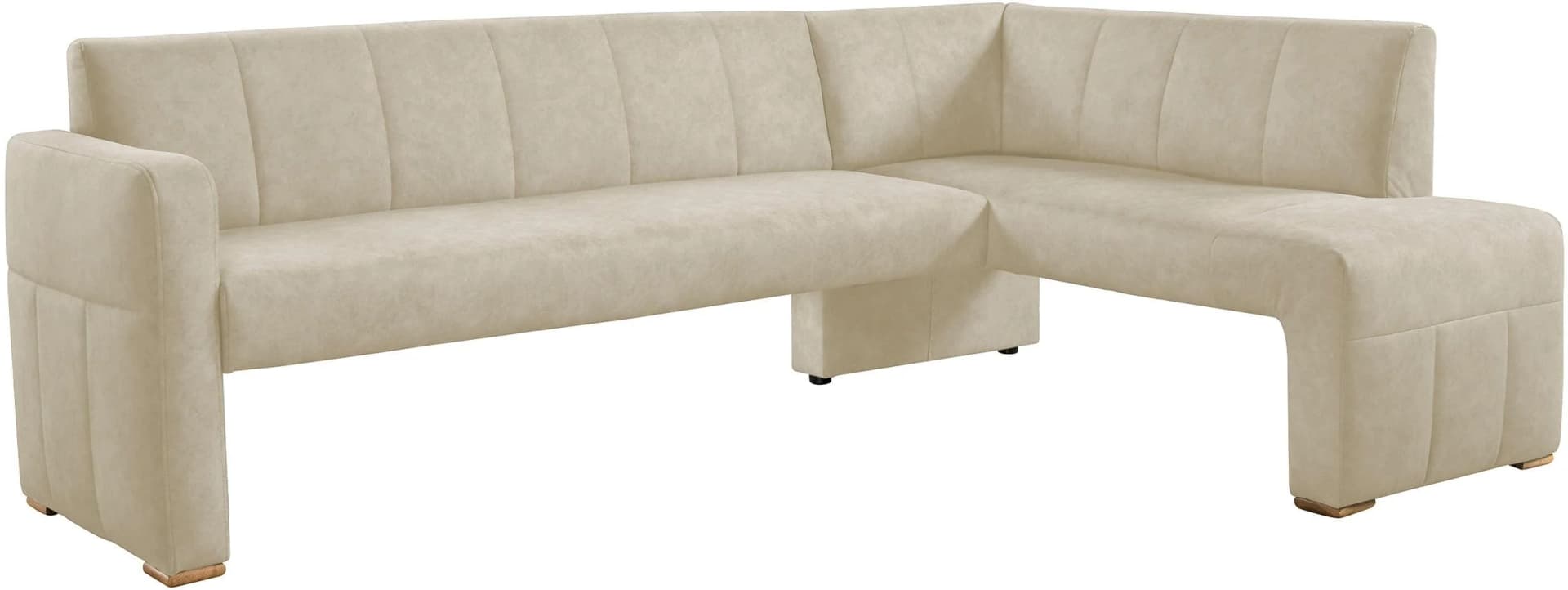 EXXPO Essbank SOFA FASHION Beige Holzwerkstoff mit gepolsterter Sitzfläche