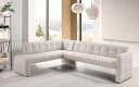 Essbank EXXPO Barista Beige Cord Polsterbank Bild 1